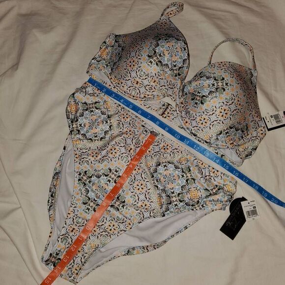 NWT Ibiza Geometric Print Bikini Set 3X - Picture 4 of 8